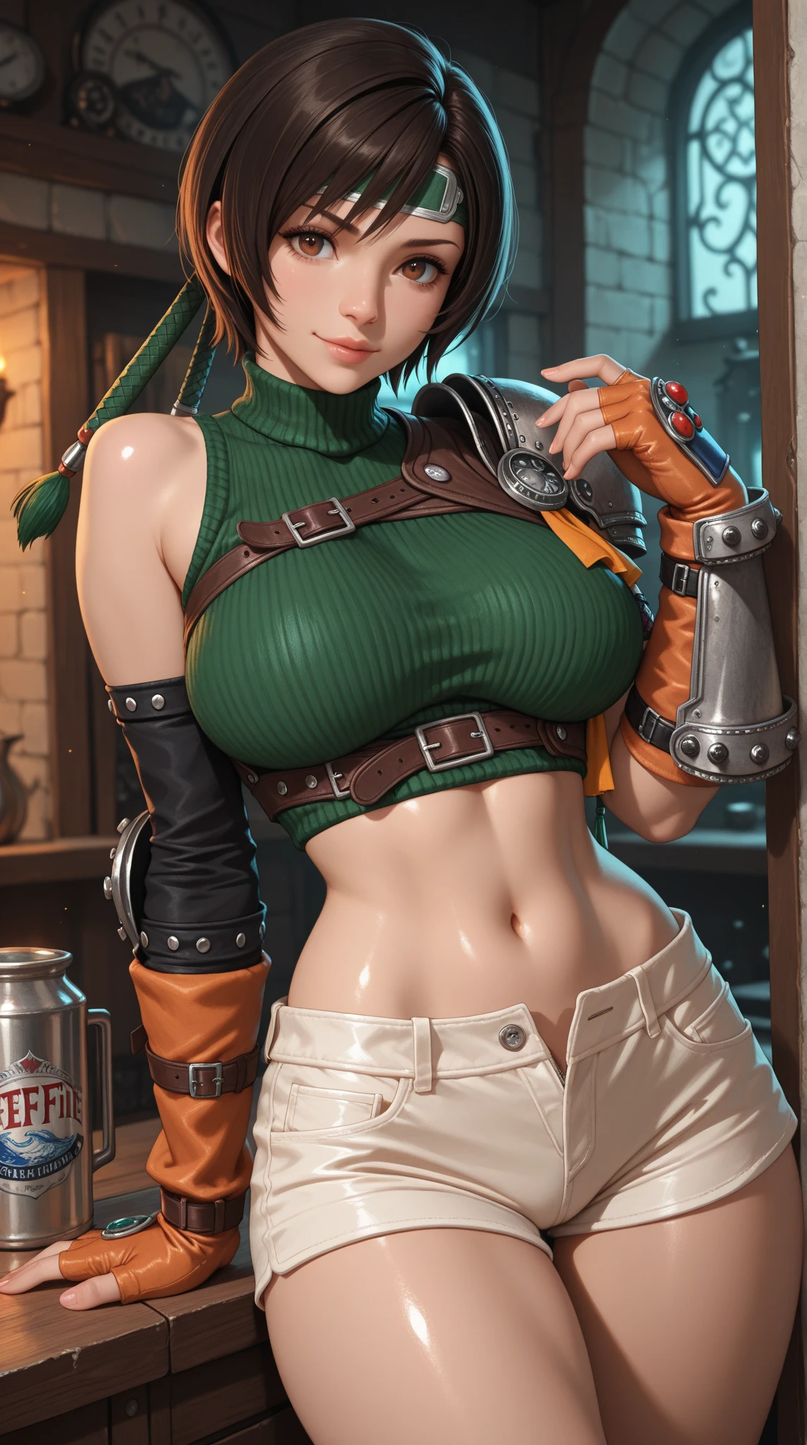 sexy (woman, hands on breasts:1.3), wet, dripping, (foam, soap, shampoo, wet body, covered in foam, covered in semen:1.2), beautiful big nipples and areola, highly detailed photoshoot in the style of greg rutkowski and craig mullins beautiful volumetric lighting with wallpaper 4 k post - processing trending on artstation by ilya huvshinov octane render blender, wearing latex corset harness, latex panties ela_(rainbow_six_siege), masterpiece, best quality, 1girl, solo, green hair, realistic, short hair,(insanely detailed, beautiful detailed face, beautiful detailed eyes, masterpiece, best quality)