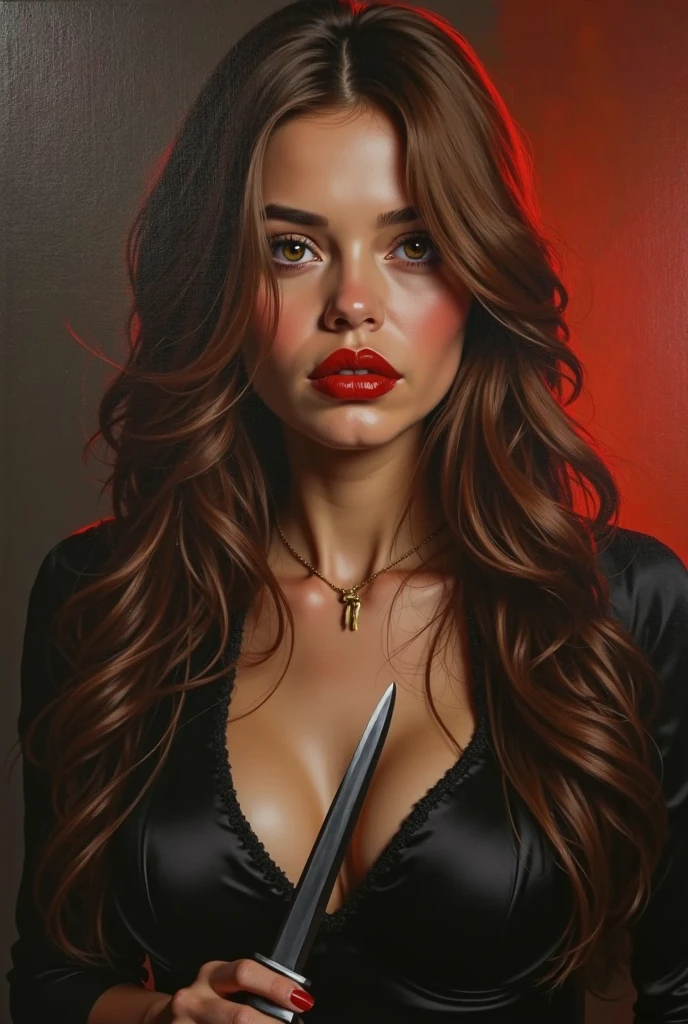 Estatura alta media, Esbelto, cara triangular, piel bronceada, Cabello rubio miel, ojos azul hielo, , labios carnosos, barbilla redonda, Cabello largo, Cabello grueso, Afro-conical, senos naturales, Black or red transparent lipstick, Manicured nails,
Ella es una Obra maestra, (((Figura completa Supermodelo Pose sexy))) todo el cuerpo en el marco, (((Unnatural magic lighting ))) (((Beautiful goddess with curves and pale smile English iSpanish woman , escribe acostada en una cama acogedora los rayos del sol que entran por la ventana iluminando la cama))), (((Intrincado sujetador de malla mostrando, inclinarse hacia arriba mostrando un escote importante, staring at the camera))) , ((( Cabello rubio-pelirrojo, manos precisas ojos precisos,
Su postura elegante y segura complementa su encantadora presencia, Spanish-English girl, maquillaje, ojos delineados; acostado en una cama, sweating, drooling, durmiendo con la boca abierta, Durmiente, desmayado, eyes closed, cabello hermoso, luciendo como modelo Lucy Pinder.
Estatura alta media, Esbelto, cara triangular, piel bronceada, Cabello rubio miel, ojos azul hielo, , labios carnosos, barbilla redonda, Cabello largo, Cabello grueso, Afro-conical, senos naturales, Black or red transparent lipstick, C nails
In the spotlight, la protagonista se encuentra en una pose sugerente y tentadora. She is dressed in an exquisite lingerie ensemble that enhances her curves and highlights her sensuality.. Su cabello largo y sedoso cae en cascada sobre sus hombros, y sus ojos, profundos y llenos de misterio, They look directly at the viewer with an invitation to enter their world of passion and desire..
Sensual details are found in every corner of the illustration: sus labios carnosos, Your nails perfectly cared for, y su piel bronceada que refleja la luz del sol. The natural environment of Sardinia becomes the perfect setting for this story of seduction, where nature mixes with lust and passion.