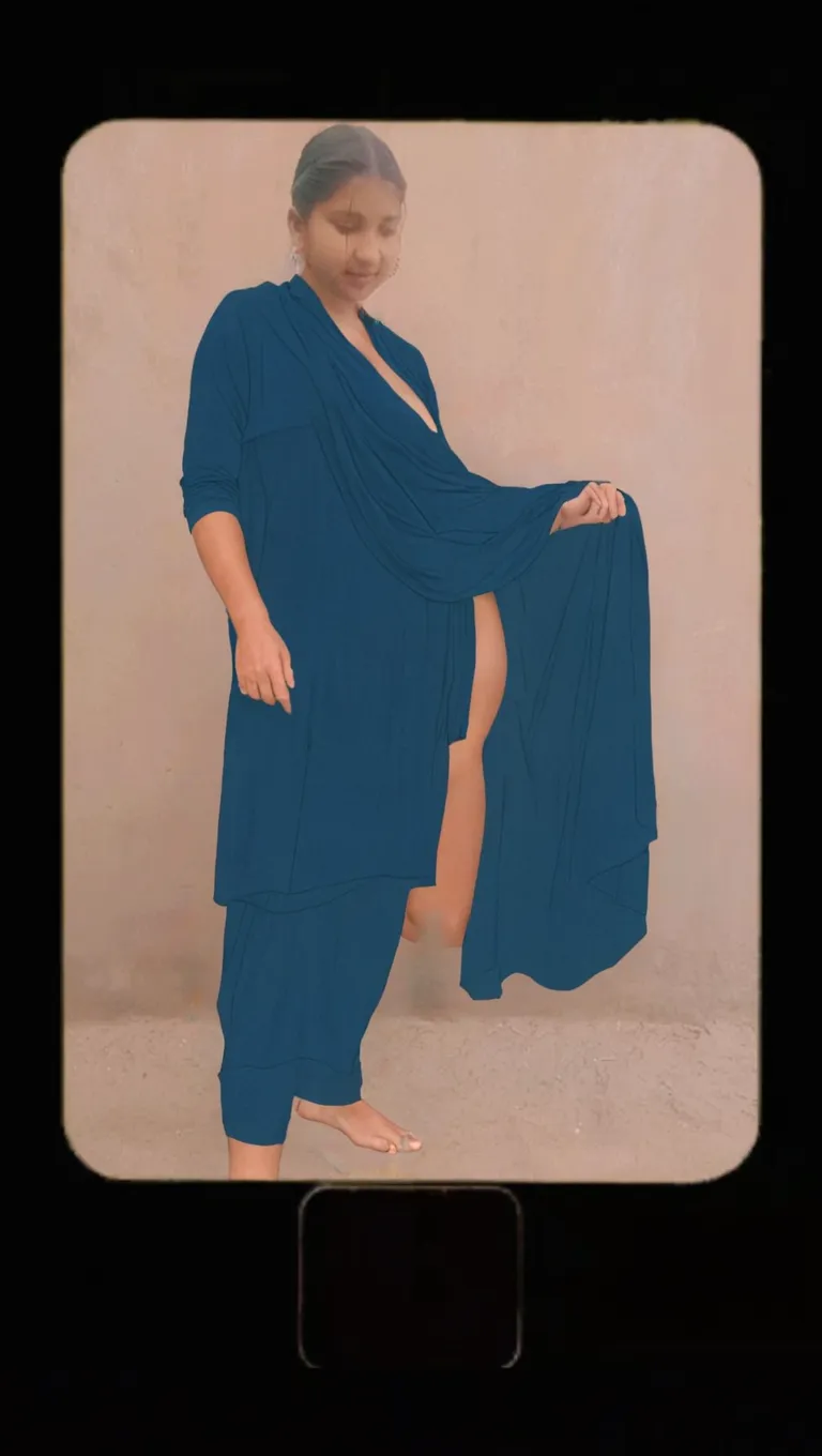 RAW photo,candid photograph, full body,photo of a beautiful,influencer,30yo Arab woman,hijab detailed skin,naked, looking at viewer, thick body structure,white background,no background, candid pose,blue light, film grain, kodak color, instagram LUT