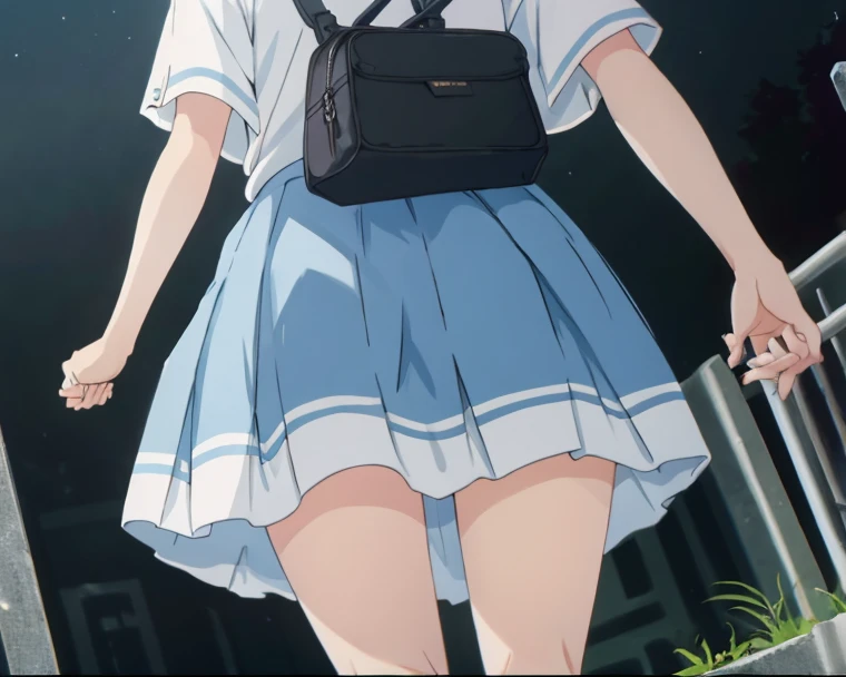 (unity 8k wallpape),(best quality),(high resolution),(ultra-detailed),(perfect anatomy),(beautiful detailed eyes),Subway stairs,Looking up from below,Two girls climbing the stairs,Uniform BREAK,(2girls),(Two Japan Girls),Two people climbing the stairs together,15yo,Sailor suit,Navy blue mini skirt,Whiteソックス,Student bag in one hand,Skirt flipped up by the wind,WhiteTPanties on the back,(Panties that dug into the buttocks:1.3),BREAK,Shooting from a low angle,From a little distance2Photographing people,Photograph the whole body,Put your smartphone under your skirt,BREAK,A girl notices being spied on and turns around,