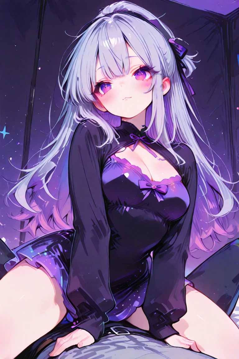 1girl, Loli, little girl, blond hair, long hair, aqua eyes