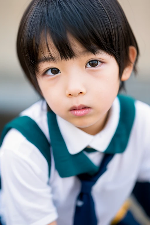 (happy expression:1.26)、RAW photo、(((Ultimate beauty half body photo shoot)))、((glowing skin))、1 girl、35 year old beautiful girl in Prague、10th generation、primary school student、young、Young Face、bright look、detailed face、bewitching、((black haired、short cut hair:1.2))、(Sitting on a chair with elbows on a school desk and legs wide)、((standing on tiptoe))、counter point shot、((super detailed))、(Perfectly detailed face)、(detailed hands)、(finger details)、(excellent human structure)、photorealistic imageasterpiece、最high quality、super detailed、film light、intricate details、High resolution、very detailed))、detailed background、8KUHD、Digital single-lens reflex camera、soft light、high quality、film grain、Fujifilm XT3 、shallow depth of field、natural soft light、Kamimei、classroom、View from slightly below