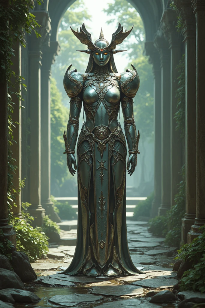 (marbel statue:1.2), art by H.R. Giger, a drawing of a marbel mech Alien surrounded by flowers and birds, HDR, ultra high-detail, centered, bokeh, light bloom, cinematic lighting, high dynamic range, depth of field