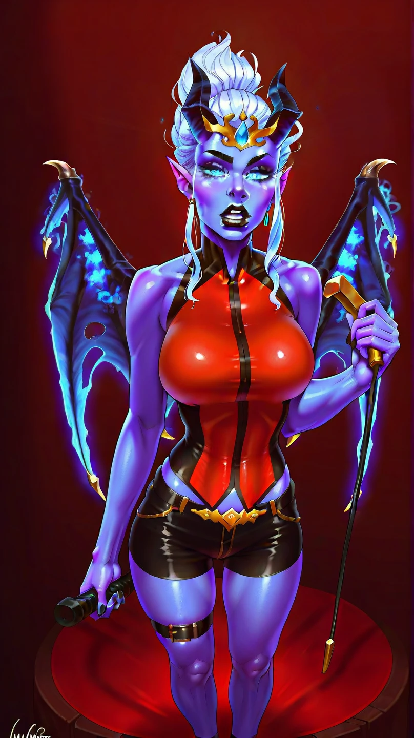 8K,alta qualidade,anime,Mulher casada,lindo,lindo,brilhante,Destaques dos olhos,olhos roxos,sensual,super grande ,peitos grandes,Mamilos azuis escuros,erotic,lindo line drawing. pele azul, Blue and orange gradient fins, nu, nada ligado, nada ligado, nada ligado, nada ligado, nu,