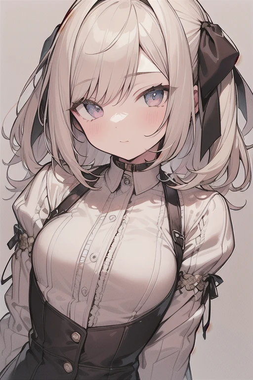 Short Hair, bangs, curtained hair, crossed bangs, Long hair, Messy hair, pony tails, bangs, curtained hair, crossed bangs, Messy hair, pony tails, Big hair, ((３７Old woman)), hair ear, hair tying, hair flaps, widow peak, head gear, Hair ribbon, kanzashi, hairpods, white hair ribbon, Moles under eyes, Raised eyebrows, eyeball, Evil smile, crazy, Shy, scowling, jitome, gloom (expression),  smile, anime big , Minimalism, Anime style, anime big , Minimalism, Anime style, angle of view, From above, hyper HD, retinas, Masterpiece, ccurate, Textured skin, Super detail, High quality, High details, Award-Awarded, Best quality, A high resolution, 16k, hyper HD, retinas, Masterpiece, ccurate, Textured skin, Super detail, High quality, High details, Award-Awarded, Best quality, A high resolution, 16k(((White skin))