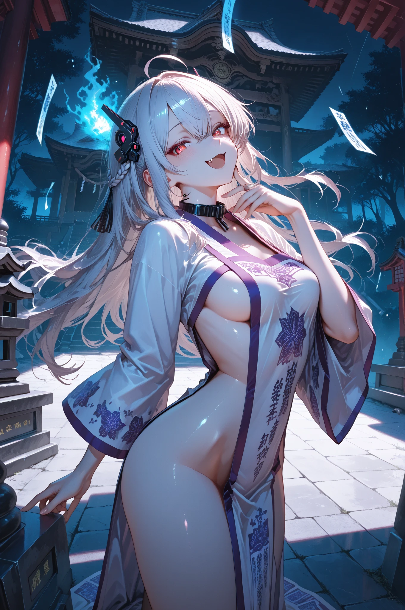 ((best quality)), ((masterpiece)), (detailed), 1girl, Chinese dress, NSFW, futanari, huge breasts, , , huge nipples, huge penis, young girl, massive breasts, massive penis, massive nipples, hermaphrodite, scrawny, lean, like, large balls, fit, massive balls, large testicles, massive testicles, breasts bigger than head, Long penis, dick girl, hentai, dark skin girl, white hair girl, futanari only, cute, sexy, 14 years old, slender, small waist, small hips, lean, nipples out, dark skin female, white haired female, erection, erect penis, erect nipples, hard nipples, , futanari