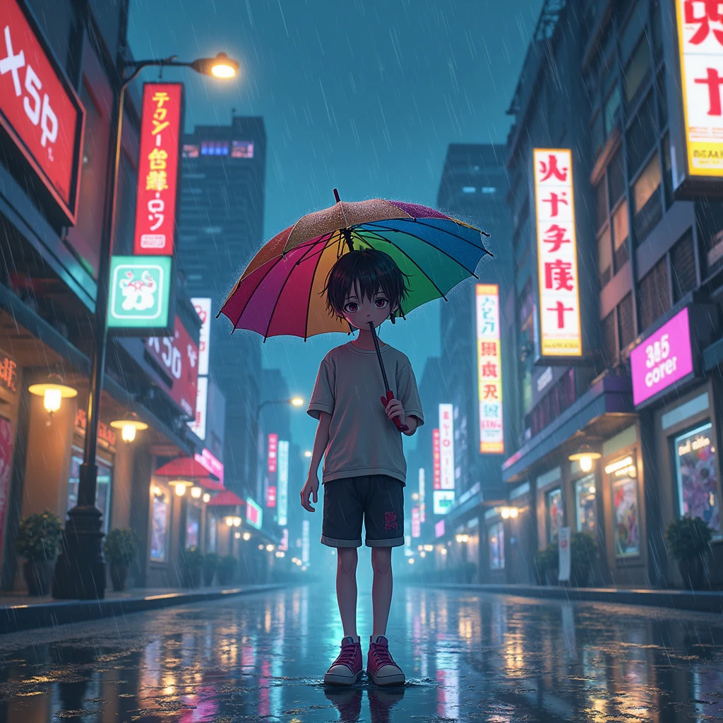 a boy standing in the middle of a city with bubbles floating in the air high detailed black hair, bubbly scenery, colorful anime movie background, floating bubbles, escaping air bubbles, anime background art, dreamy psychedelic anime, beautiful anime scene, beautiful anime scenery, anime background, bubbly underwater scenery, bubbles in the air.
