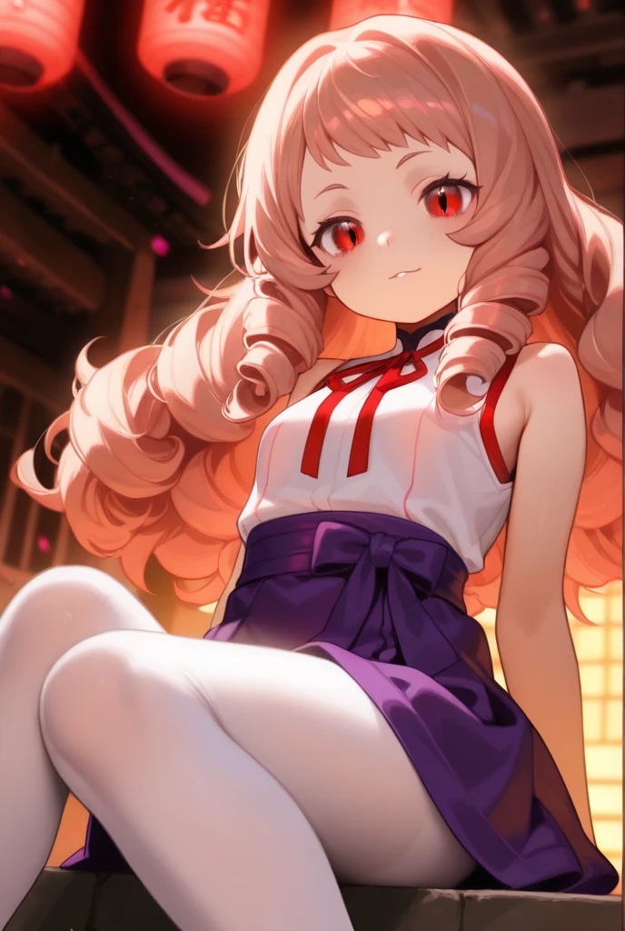 One girl,18-year-old、 Long Hair, Twin tails, ふわふわのTwin tails, Light brown hair, Cat ear, Animal ear hair, Pink Eyes, Bedroom, window, cherry blossoms, autumn,Fallen leaves,Maple Tree, dawn, Portraiture,whole body、uniform