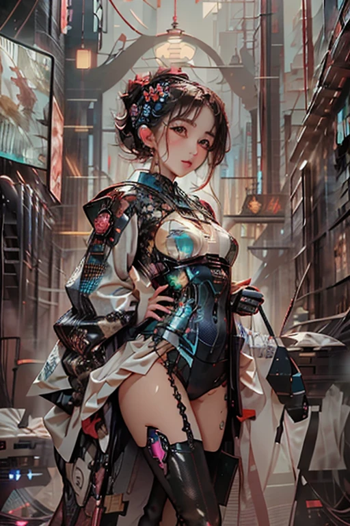 1，(((bishoujo，Off-shoulder，Shoulder straps slipping off，cleavage cutout，Shocked，Asymmetry，irregular，open cloths，Shy，(bitch_virgin:1.5)，Exposed breasts，Pure and sexly，(Super skinny:1.5)，(See-through clothing:1.8)，sexly的表情，Conical chest，Broken clothes，torn)))，glamor，dynamic pose，Shuriken，curvy ，High target_solve, clearly_image, Detailed background，best quality, number, Very detailed, Finely, high resolution, 8k画质， Perfect dynamic composition, long hair, Charming pose，(sexly:1.0)，Shy，masterpiece, best quality, high resolution, 8k, HDR, raytracing, detailed shadows, beautiful girl, (hyperdetailed:1.15)，maebari/pasties，1