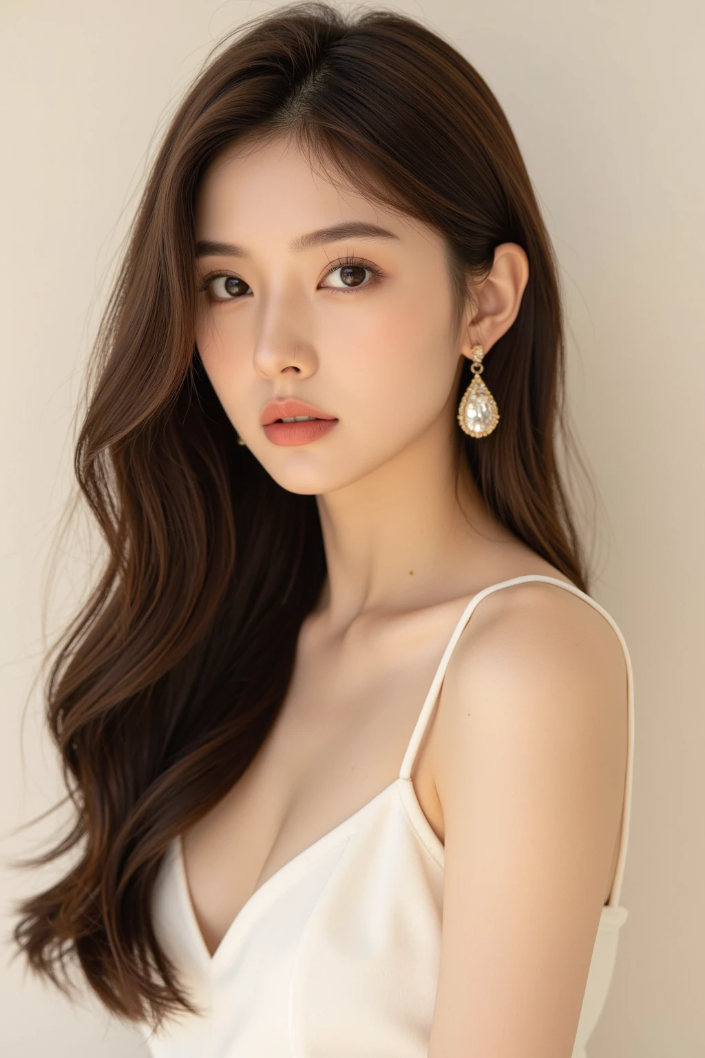((top quality、8k、Masterpiece:1.3))、Cute 1 woman with perfect figure:1.4、((light brown hair、medium bust:1.2))、Lying in a hammock、hammock、at the beach:1.2、Highly detailed facial and skin textures、delicate eyes、double eyelids、Arms and chest、Dress casually