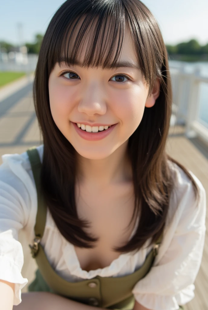 highest quality, table top, 超A high resolution, realistic, 1 girl, off shoulder, smile