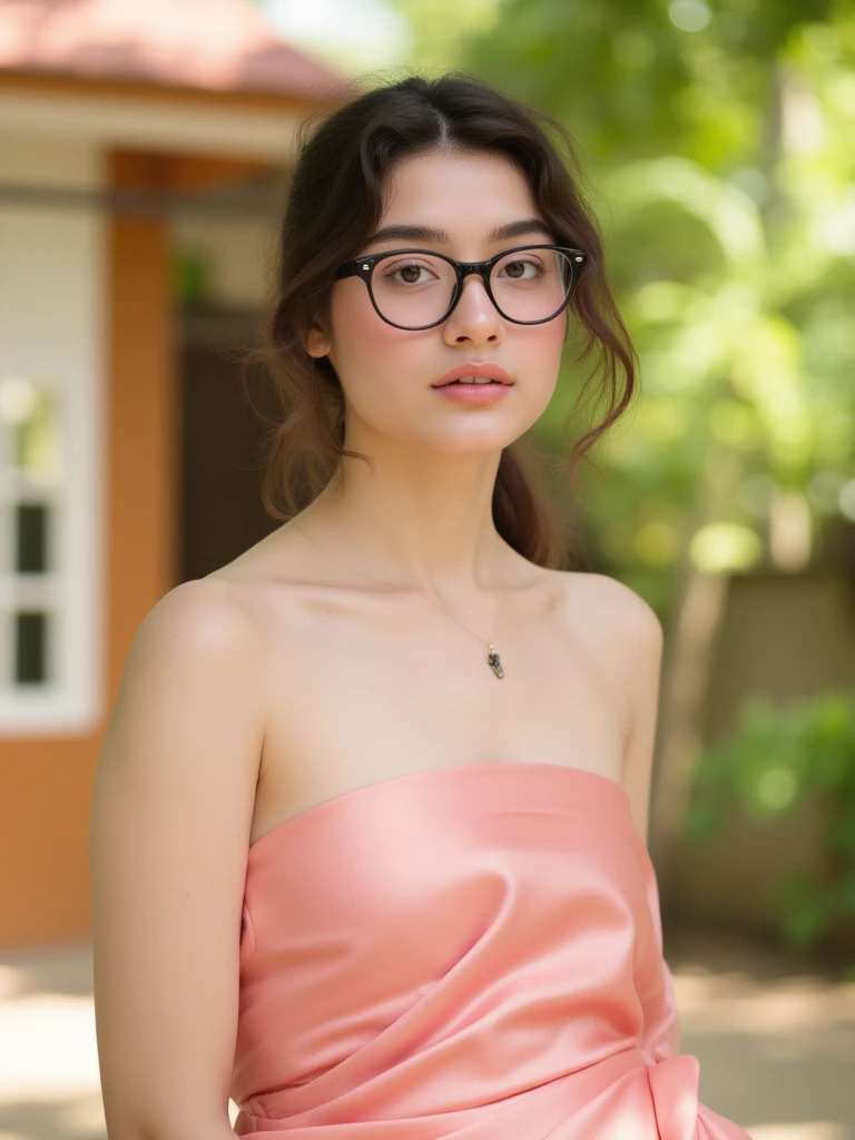 nude, wear glasses, <lora:NTTface-000002:1>