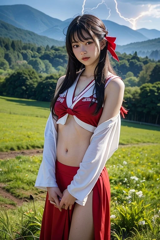 Shiori Teshiroki, teenage portrait of Japan, Harumi, Kimi Takemura, slim body, camping, making bonfire, smiling, cute two girls