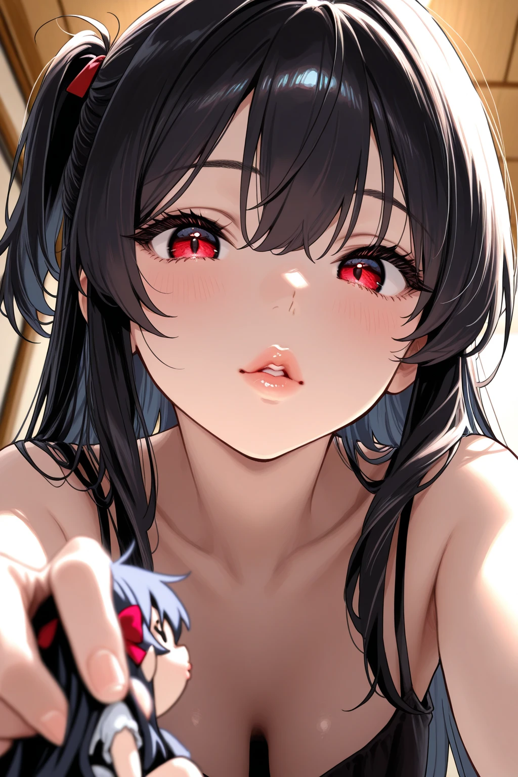 Nsfw,((????????????)),megumin,1girl,solo,breasts,blush,bangs,brown hair,black hair,red eyes,navel,heart,1girl, solo, heart, from behind, uncensored, tattoo, close-up, cumdrip, gaping,nude,anal huge object insertion,((womb come out of the pussy)),((spread gaping anal)),((anal prolapse come out anal)),(reddened swollen and enlarged anus),anal inside out,visible ??????,(visible womb),(flaccid open wide anus),focus anus,zoom up anus,Filthy pussy,