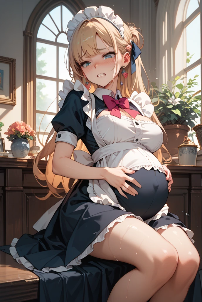 top-quality、realistic touch,high-detail、photoRealstic、 Erotic sailor suit、High school students、Long body、Sheer costumes、skirts that are too short、Not wearing underwear、big eye、long lashes、Long upper eyelashes、platinum-blonde、cute little、Beautie、A sexy、full body Esbian、Sparkling eyes、Submissive smile、Flushed cheeks、Kamimei、Big buttocks、thin-waist、Sleeveless、visible from the side、Sexy armpits、Voluptuous thighs、Enraptured look、Apron costume、Plump thighs protruding from knee socks、A maid working in a nobleman's mansion、Clothes with open sides、pregnant woman、Breast milk is oozing out、Still a little girl