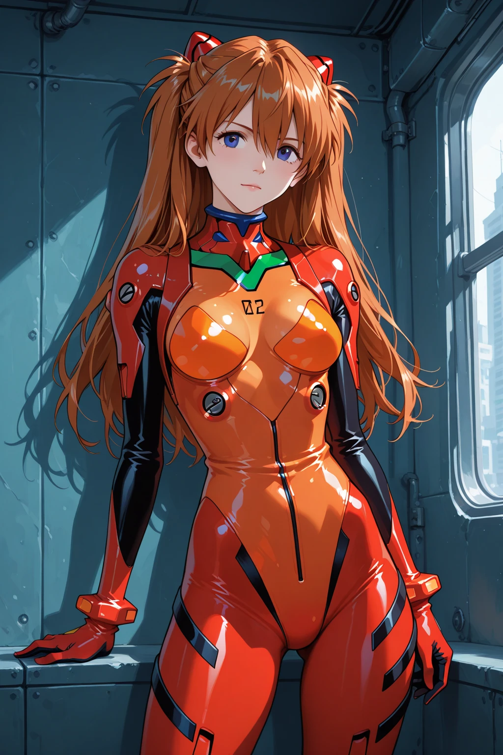 (masterpiece), best quality, expressive eyes, perfect face, Asuka Langley from Evangelion. fantasy, Similar character from anime. offering her pussy, small breast, , perfect camel toe, perfect pussy, focos on pussy, micro panties, exhibitionism, masturbating, dynamic pose, asklng1,1girl,long hair,blue eyes,orange hair,whiteplugsuitstyle, asklng1,1girl,long hair,blue eyes,orange hair,test plugsuite, asklng1,1girl,long hair,blue eyes,orange hair,red plugsuit, asklng1,1girl,long hair,blue eyes, orange hair, workshop Eva scenery