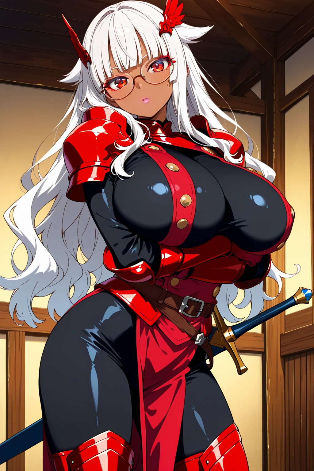 plaindoll, white hair, doll joints, naked, nude, breasts, pechos grandes, huge breasts, pussy, maid bikini, frills nsfw, +18