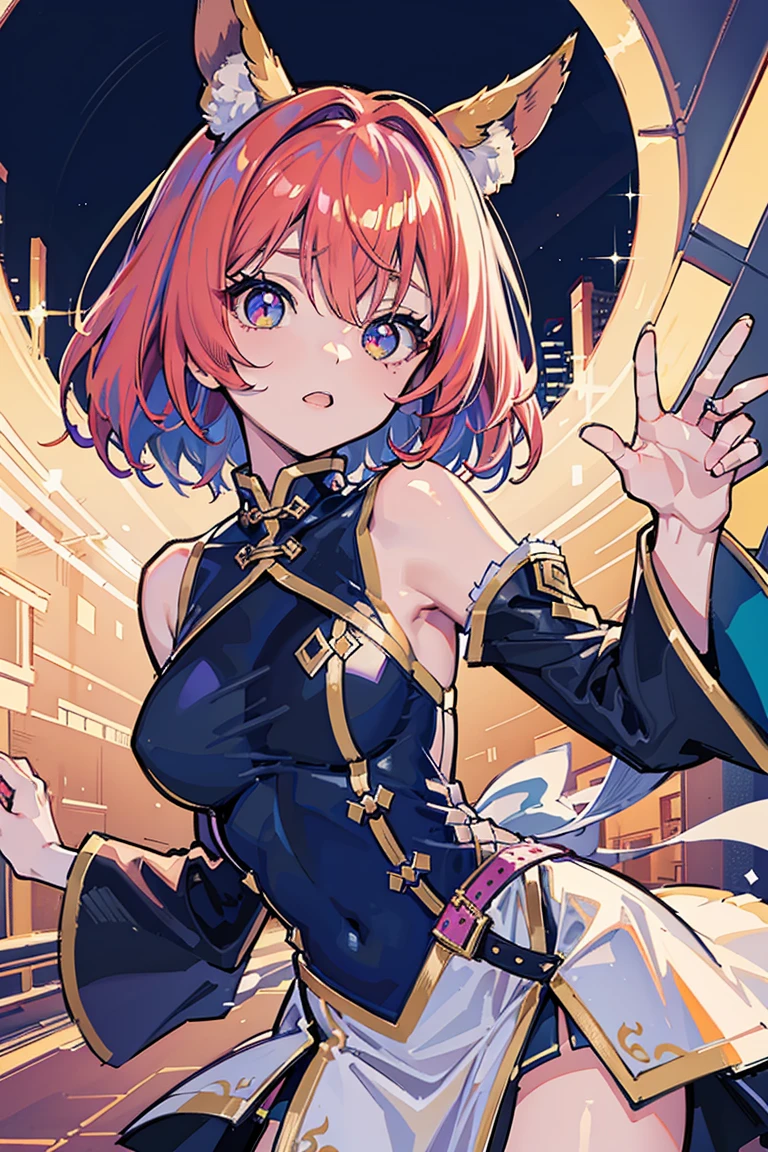 (table top, highest quality:1.1), (make a fist, squatting position), dragon questマアム, dragon quest, 1 girl, alone, (huge tit, You can see the shape of the nipple, sexy panties, short hair, pink hair, parted bang, Good cover,:1.1, fingerless gloves, pink gloves, torn Chinese clothes:1.25, torn pink dress:1.25, ribbon, Knee-high boots), sweat a lot、((muscular pussy)),It can be seen from above the pants、(liquid that gives a sexual impression、juice)