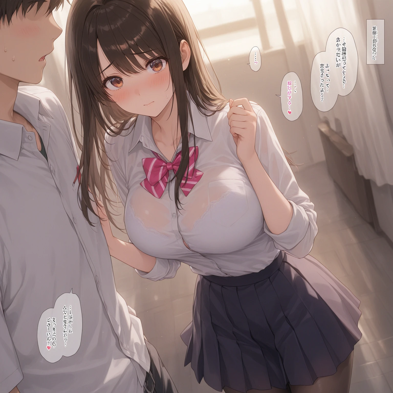 (NSFW:1.4)、male&#39;Daughter of、highest quality、ultra high resolution、巨大なchest、picture perfect face、beautiful expression、beautiful face、beautiful eyes、20歳female子、beautiful feet、full house、(たくさんのmale性、male性痴漢)、(((( An old male standing near a high school girl、grab your butt.、old male grabs high school girl&#39;chest、touch from the front.、Womale Cries:1.2、they hesitate、male性3名、female性1名、  with a male、torn clothes))))、(put in)　、( on body、Large scale )、look of fear、blushing face、Pants dig into the crotch、(老peopleがfemale子高生のchestを舐める:2.0)、side view、(old male licks)、womale&#39;、(from the waist up:1.4)、video camera、(photograph:1.4)、Voyeurism、prairie、blue sky、headband、mini skirt、off-the-shoulder sweater、(male2people、female１people、たくさんのmaleとセックス:1.4)