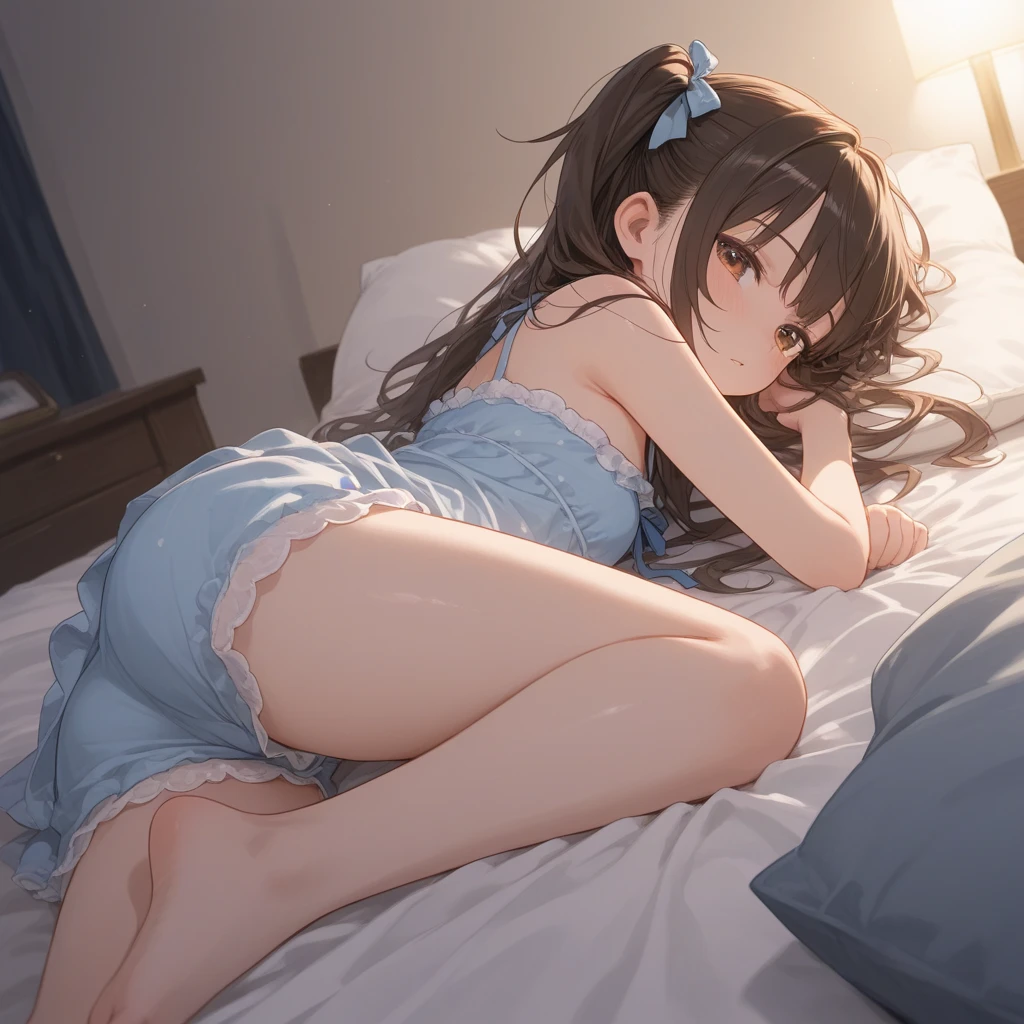 Short hair, outdoors, fair skin, messy hair, open mouth, Japanese woman, So cute, Soft and Face, Brown Hair, 8k解像度, Ultra-realistic, Super Definition, Soft Body Tight Ass Night, A cup small ((Highest resolution, 8k, masterpiece: 1.3)), Super Definition Face, Super Definition Lips, Beautiful Eyes, double eyelid
