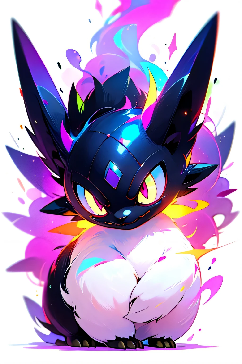 A tired, unhealthy character with pale skin and poor posture, low energy aura, all white background, dull colors, early stage evolution, full body, animal, 1024x1024 or portrait 512x768, highly detailed