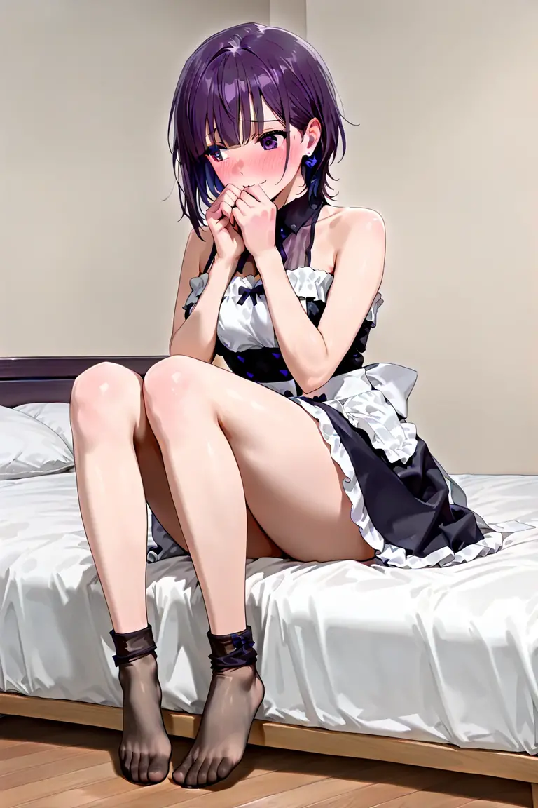 15-year-old maid who loves sex、Lace Underwear