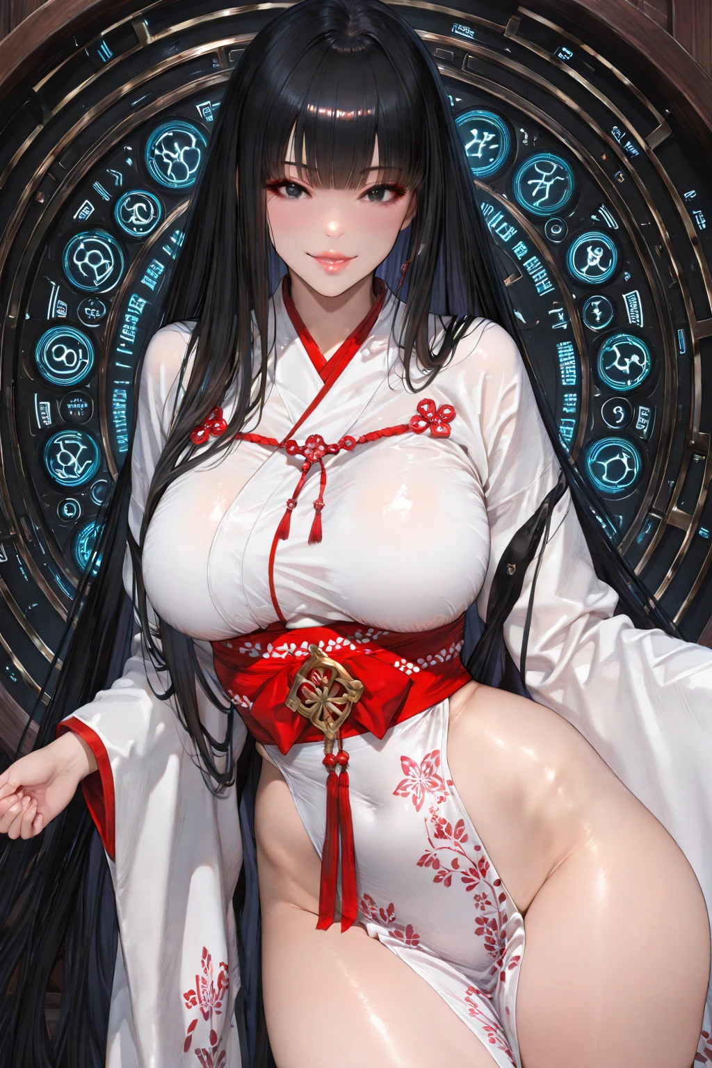 masterpiece, ((Highest quality))、Japanese Summer Festivals、Festival lights and night view、(3+ Cute Naked Girls、A good friend、kawaii:1.4、12 years old、smile:1.3、祭りのstallでみんなで楽しく飲食、Mr.々Hair style、pubic hair)、(((Full nudity、tits、Pussy)))、(Realistic and detailed skin texture、yukata:1.2、stall、hair ornaments、See-through)
