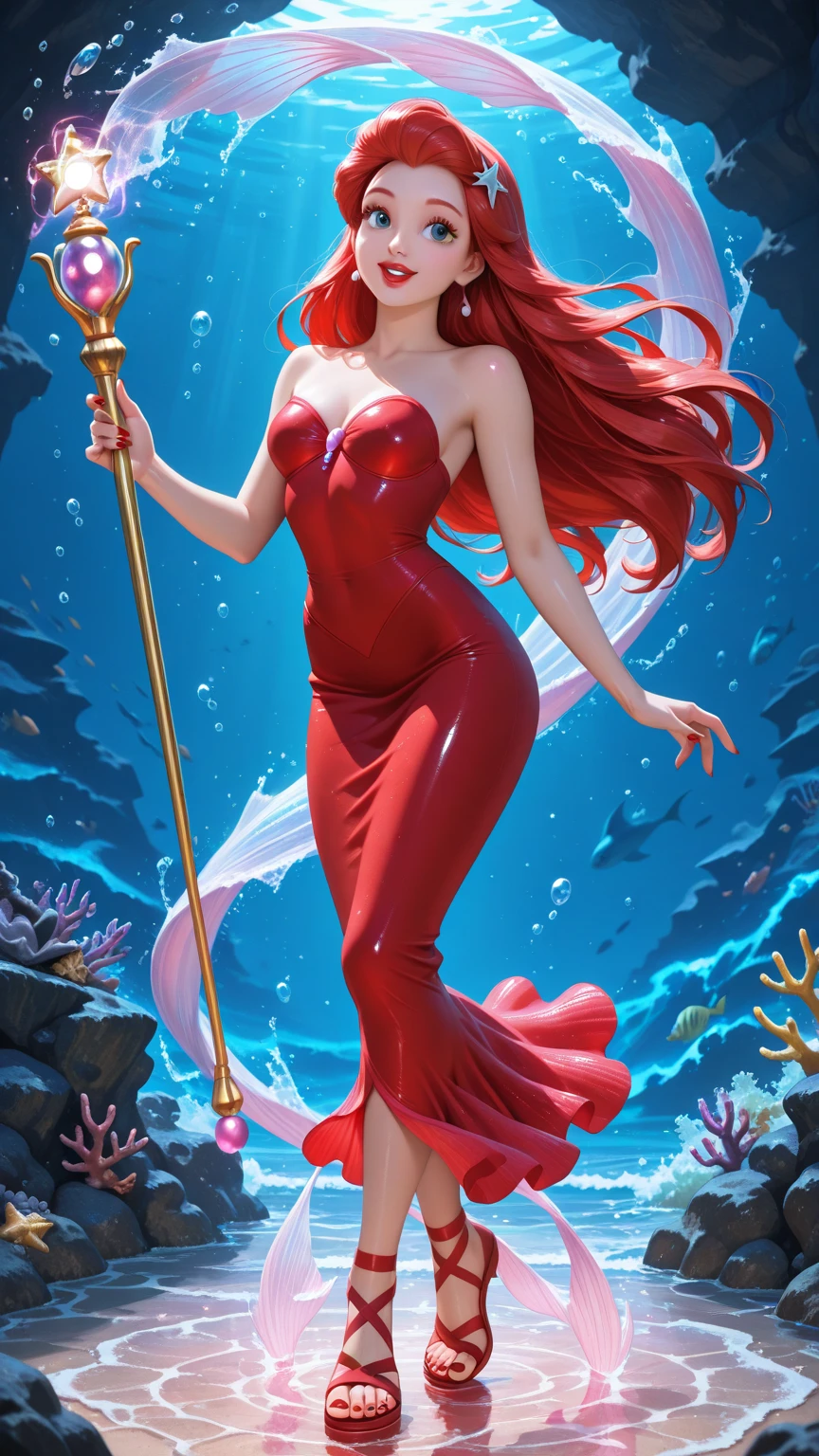 (masterpiece, top quality, b best quality, official art, beautiful and aesthetic:1.2), the city of the lost city of Atlantis, underwater, epic view, epic lighting, fully built buildings, white marble, hyper detailed, 4K, with new beautiful with future machines, robots,a beautiful women goddess, hot petite teen girl, pretty face with arms and legs, babe, the extremely hot and sexy, sexy girl, sexy pose, red hair, beautiful green eyes, and a perfect body, 8 k hd detailed oil painting,