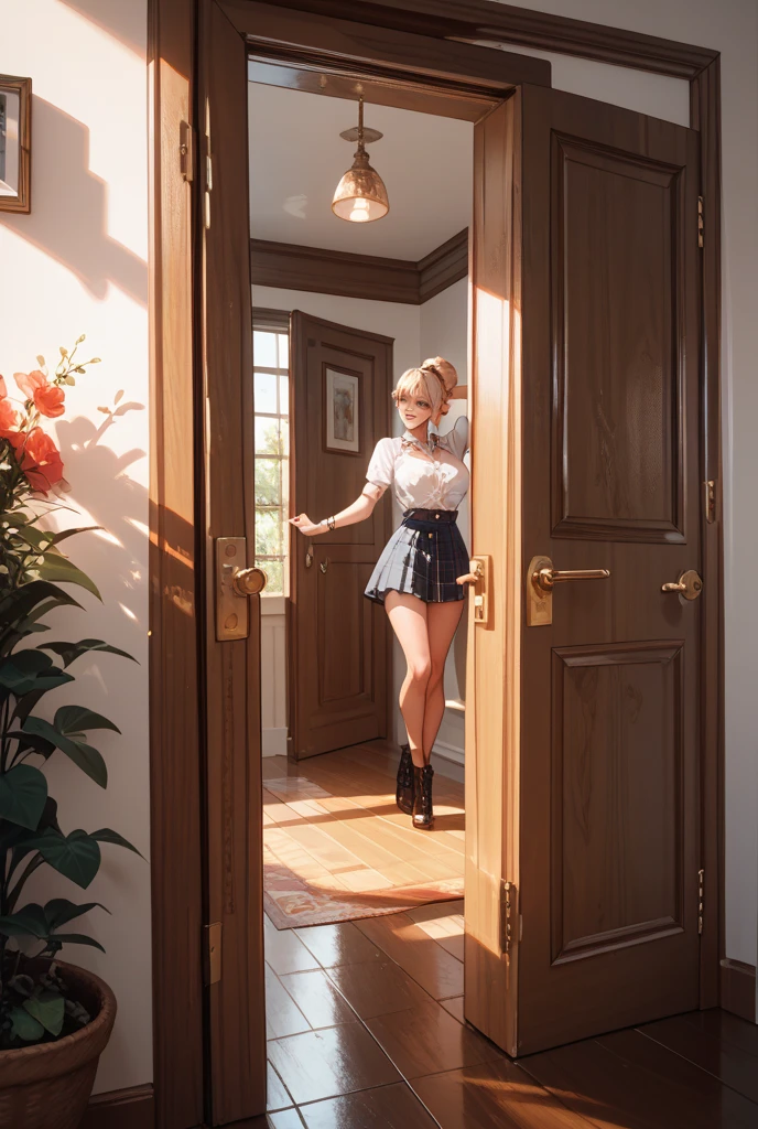 (Assfocus, Through wall, Glory wall pose:1.2), SchoolGirls wearing uniforms with white Thongs, Red ribbon, Glistening ivory skin, name plate, no legwear . Different types of hair colors, (((NOGIZAKA face variations))) Extremely Detailed very KAWAII face variations, perfect anatomy, Childish, captivating gaze, elaborate detailed Eyes with (sparkling highlights:1.2), long eyelashes、Glossy RED Lips with beautiful details, Coquettish tongue, Rosy cheeks . { (Dynamic joyful expressions) | :d) }, Random eye color, (large eyes:-1), (Acutance:0.85) . Assfocus