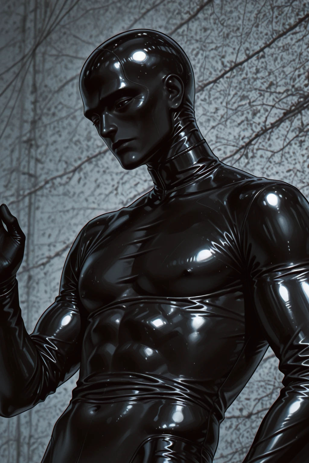 Distant view, outer space auction hall, photo realistic, 35mm films, ultrares, 4k, gay, bara, NSFW, 2man,Ultraman Taro, a slave up for auction, alien, science fiction, futuristic design, Ultraman Taro walks with his head down on a large spotlit stage, naked only wearing a mask, pale skin, handcuffs,body the same skin color as humans, naked only in a bulging pair of white underwear, hairy and skinny 40-year-old body, old scars all over his body, damaged helmet, sadly hanging his head, thick iron collar around his neck, thick chains connected to the collar stretching long behind his back, a large lizard-like alien leading him by the hand, many furry aliens in the audience