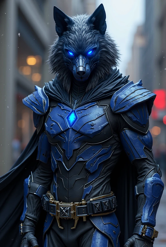 CUSTOM PHOTO OF BLUE WOLFMAN
