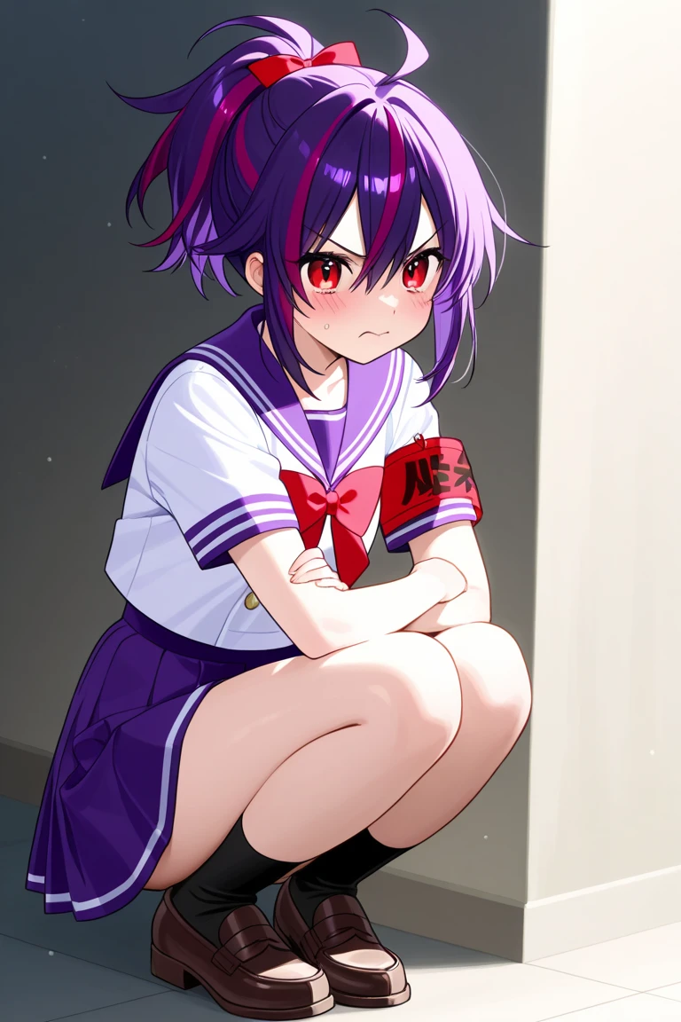 Dark pubic hair、bristle、Sweaty、covered in cum、teens girl、double eyelid、glares、blushed face、Rough breathing、barechested、陰唇にpeneを入れる、hitornfreckles、pene、（Having sexual intercourse）、cum shots、a miniskirt