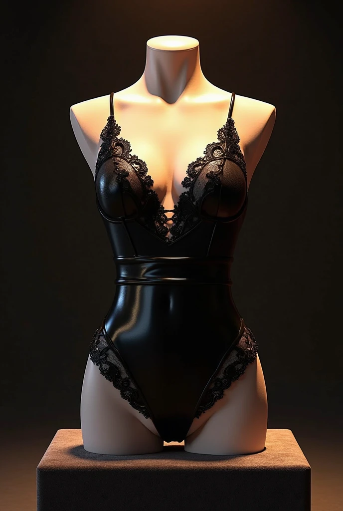 Lace lingerie, model