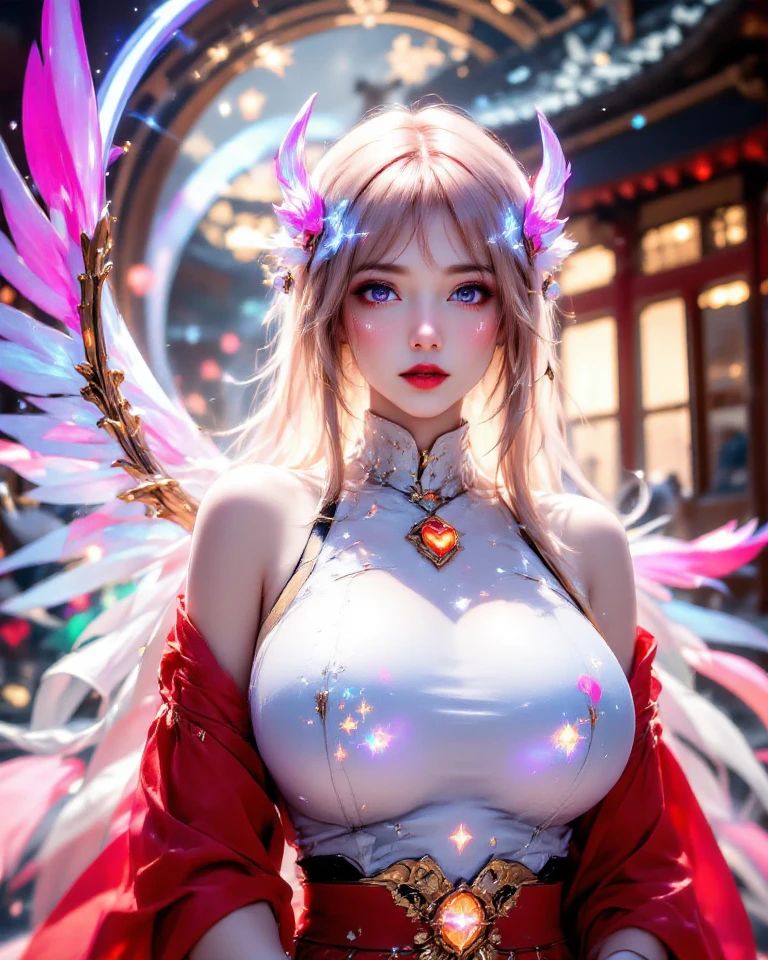 tmasterpiece,top-quality,Pink hair,blue lightning,realisticlying,realistic detail,high detal。blue clothes。blue thunder。Blue crystal。Black suspended particles。Black smoke。It is surrounded by black crystals。Black smoke wafts around。Twist the body。Twist the body。banya。darkly。Omiyoshi Ouchi。laughingly。Very short。boyish。short hair。short hair。
1 rapariga、 Beautuful Women、 、 Fine fine skin、 anicos_No one、、 nabel、 Separate the sleeves、 exposed bare shoulders、 Center opening、cleavage between breasts、 middle breasts、 Long feather clips、 Blue hair ornaments、 thigh height、 Watch viewer、 isekai、 Daichi Yami plays。seductiv。Brain killing。Tattooed with。demon tail。Gold pattern on chest。Luminescent tattoo。Luminescent tattoo。Devil's wings。Black and gold tiara。head gear。Intricate and luxurious headdress。ssmile。Luminous blades。gigantic cleavage breasts,Raised ,Get wet all over your body,Pose with your hips facing you