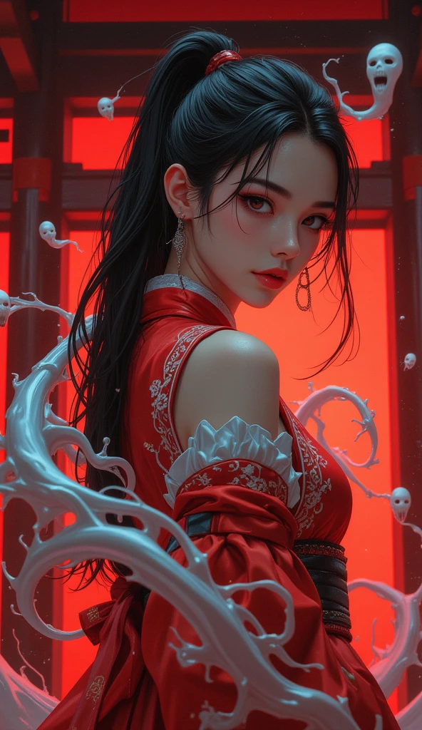 Hutao without panties