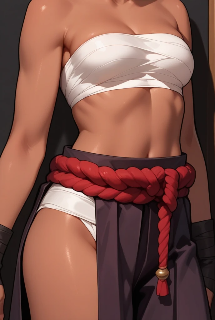 masterpiece, best quality, beautiful art, high resolution, well formed hands, body and fingers, 1 woman, solo, Sento Isuzu, cat ears and cat tail,adult, grown up ,big breasted, cleavage, full body, black stockings, sleeveless, leotard peeking, pelvic curtain, sexy Japanese clothes, maid, hair ornament, gorgeous legs and thighs, she is fighting in a combat match at a martial arts tournament, she is getting ready to fight, making her guard pose, action and fighting scene, about to hit the viewer, looking at the viewer, sweating , feeling confident and proud, smiling joyfully and happily, charming her opponent with her beauty, bouncing breasts, fighting scene, martial arts tournament on the beach