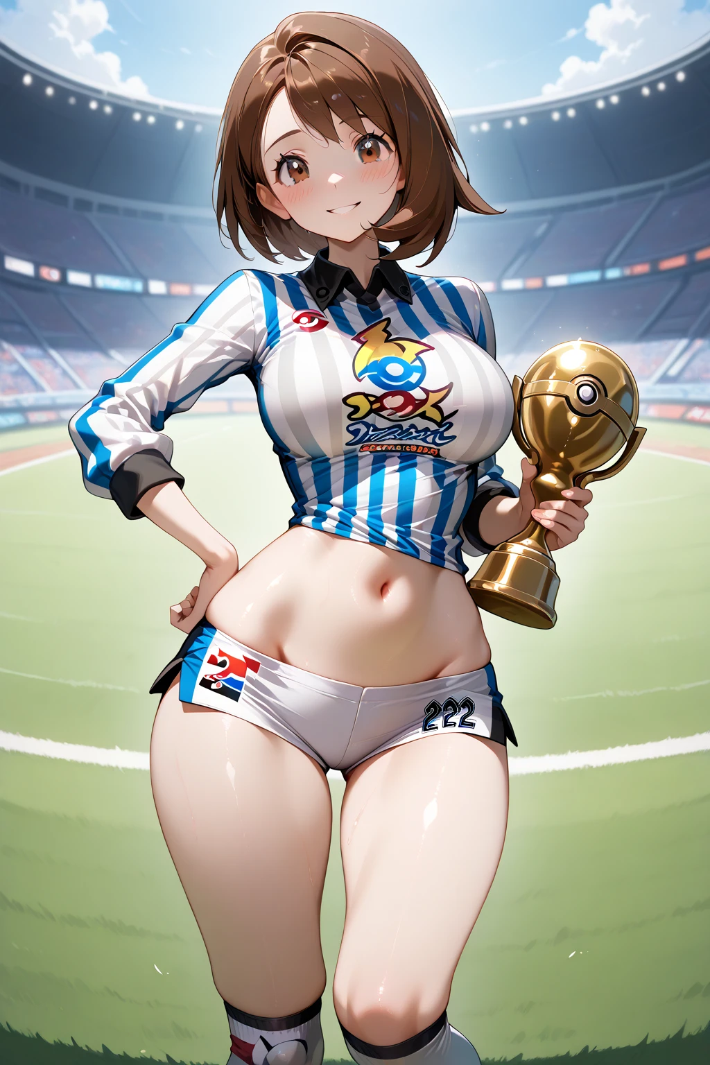make me an Indonesian football player lift the trophy