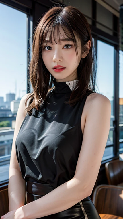(table top, highest quality、high detail:1.4、very attractive beauty、Adds intense highlights to the eyes、look closely at the camera:1.4、Beautiful woman full of charm、ideal body proportions、perfect anatomy、brunette short bob hair、shiny hair、bangs:2、光沢のあるbangs:2、lip gloss),1 girl, Report, light brown shiny hair, scarf,realistic, looking at the viewer、Please tilt your head slightly, bright colored crystal light blue eyes, short and shiny hair、 chest中央に穴の開いた白いタートルネックの衣装,chestの真ん中に丸い穴のあるセクシーな白いタートルネック ニット セーター、 lips, lip gloss, Upper body、Big eyes、eyelash、face is a little red、embarrassing)、((italian road in winter))、((short hair with Big eyess、Give your students very powerful highlights、{Huge|big|Hugeな|mega} chest:2、very bigger chest:2、look at the audience、very beautiful beauty、show me your ears、long neck、smile a little、beautiful teeth、open your mouth and smile、heart shaped eyes))、28 years old、very cute super model、portrait:2、close your face:2