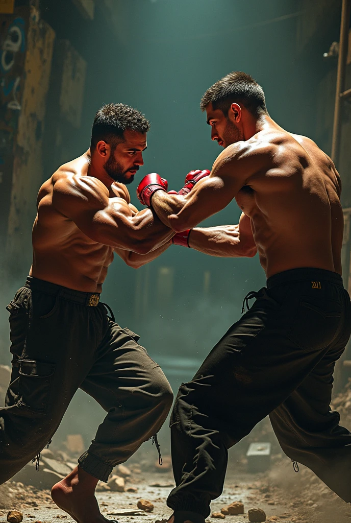 (Shah Rukh Khan fighting with Salman khan
