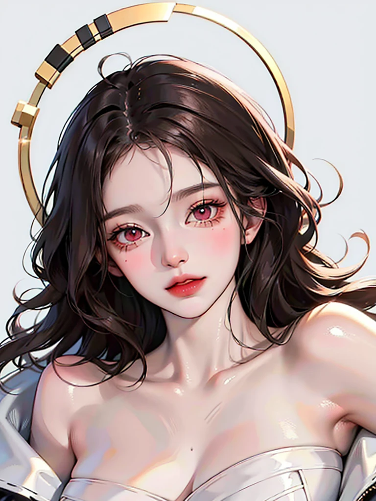 a beautiful nude woman, hyper realistic, detailed facial features, detailed eyes and lips, highly detailed skin, intricate hair strands, smooth porcelain skin, elegant pose, natural lighting, cinematic composition, warm color palette, photorealistic, masterpiece
