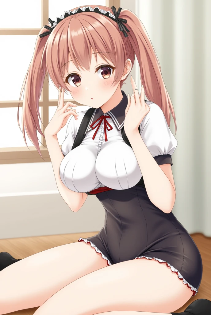 (Night:1.7), in front of a brick wall with a plant,
Standing at attention,
sailor collar, school uniform, serafuku,collarbone,
Black pantyhose,pleated skirt, red_bowtie,
 long hair,pink eyes,silver hair,
1 girl, 18yo,Young female,Beautiful Finger,Beautiful long legs,Beautiful body,Beautiful Nose,Beautiful character design, perfect eyes, perfect face,
looking at viewer, in the center of the image,(Upper_body),(Focus on her face),
NSFW,official art,extremely detailed CG unity 8k wallpaper, perfect lighting,Colorful, Bright_Front_face_Lighting,
(masterpiece:1.0),(best_quality:1.0), ultra high res,4K,ultra-detailed,
photography, 8K, HDR, highres, absurdres:1.2, Kodak portra 400, film grain, blurry background, bokeh:1.2, lens flare, (vibrant_color:1.2)
(Beautiful,large_Breasts:1.4), (beautiful_face:1.5),(narrow_waist),