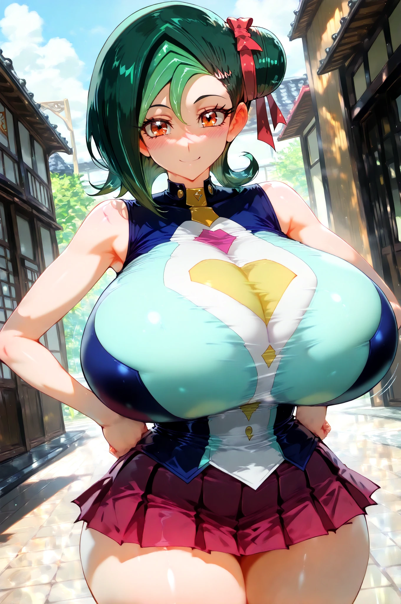 (highest quality)、(masterpiece)、(so beautiful)、(High resolution)、((An illustration))、(Very delicate and beautiful)、(Very detailed)、((CG))、wonderful、細かいディテールのmasterpiece、(The highest and ultimate art)、Very detailed 、(CG Unity 8k Wallpaper)、(1 girl), (((Cowboy Shot)))、(((Wearing clothes)))、(((Perfect Face)))、(((Half-open eyes)))、(((Sticking out tongue)))、(ベストAn illustrationレーション),(超High resolution)、(Best Shadow)、(((Straight fingers)))、(((Sensual)))、(((Muscular)))、(((Plump)))、(1 Japanese female)、(background、garden)、(((haigure)))、(((開feet))),(((Ｏfeet)))、((((Huge slack))))、((((Super big))),(((Nose hook)))、(((Cure March))),(((Green Hair)))、(((Long Hair)))、(((Green tight clothing)))、(((Smile PreCure)))、(((Hair bunched in one)))