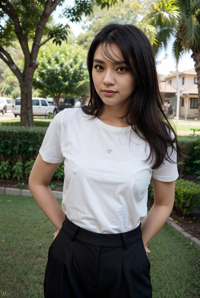 Indian girl with glasses and a gray shirt looking at the camera, nagatoro, visual of a cute girl, moe artstyle, best girl, sui ishida with black hair, as an character, close up of a young Indian girl, she has a cute expressive face, in an, hyuga, rin, perfect face