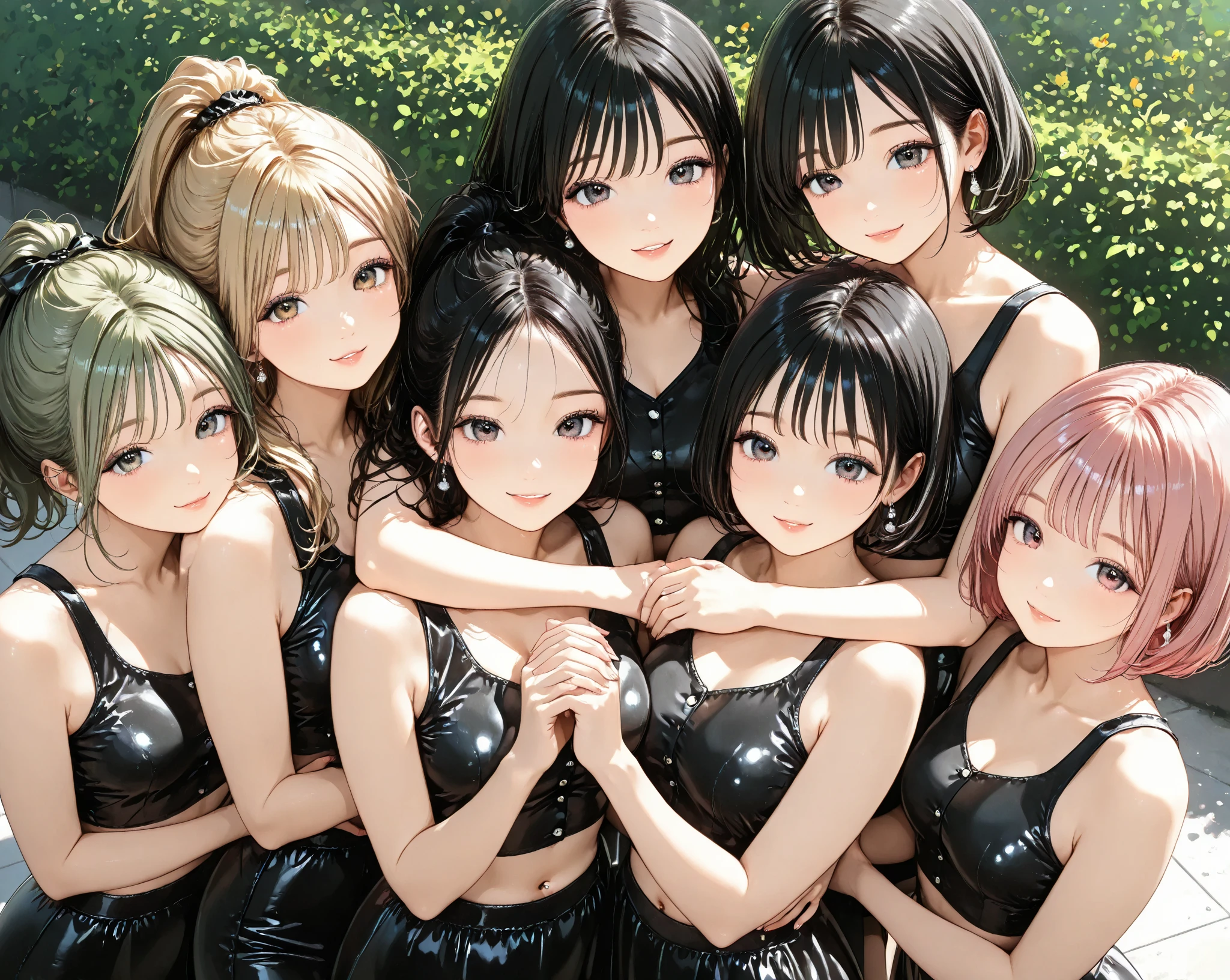 (独奏:1.3),Bun black short hair、Let it shine, Beautiful pale blue odd eyes、Big double eyelid eyes、round face、eyeliner、Snow-white skin、shiny skin with shiny cheeks、(Green lace swimsuit:1.4)、back、Back view