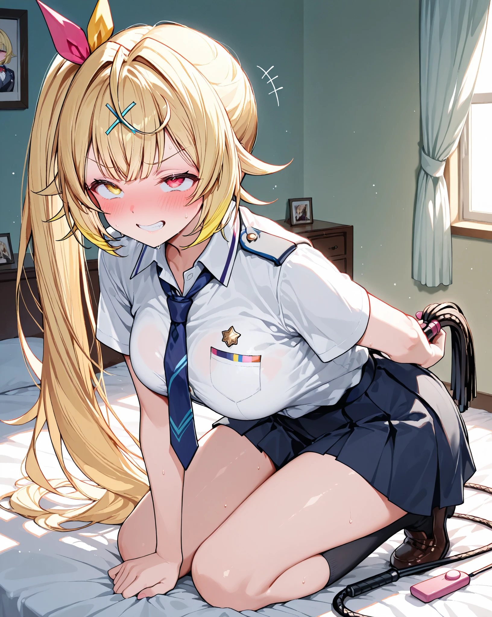 ミュウザクロ skirt lift by myself fucked silly fellatio covered erectile nipples pussy line excessive cum facial
