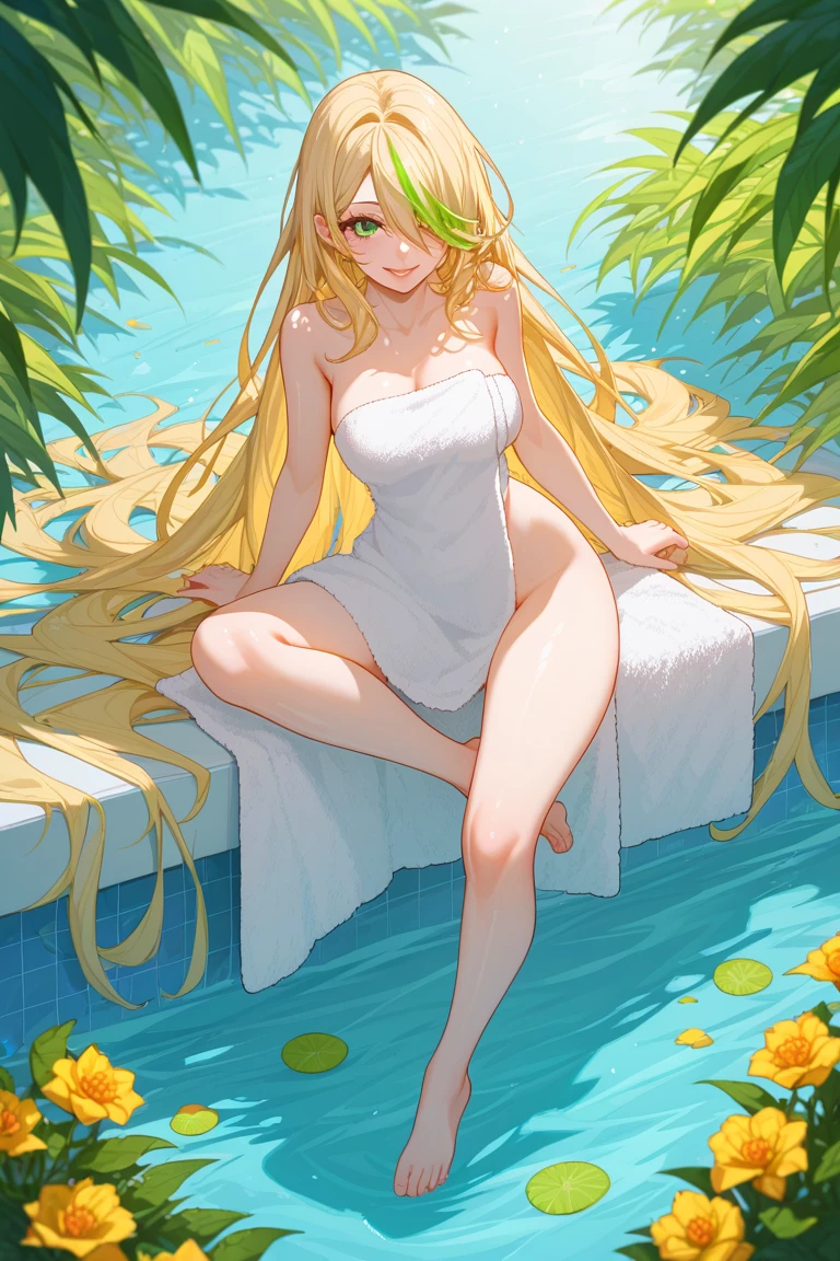 01 beautiful young 15 year old blonde woman with long hair, greeneyes, completely naked and sexy, Full-body image, in erotic position, High-resolution image and better quality