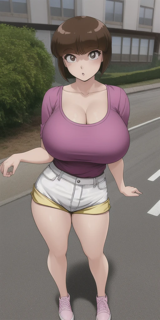 (((solo woman, 1woman, full body shot))) Photo of a mature malay female with saggy breasts ((walking)) inside ((((public park)))), 40yo, busty body, tall body, (tanned skin), dimples, light, detailed face,((panic face, panic eyes, open mouth & scream)), big breast, perfect breast, natural breast, G Cup,(((arms behind head, bound wrist, split))), (((short brown hijab, blindfold, sneakers))), (((floral cotton bra))),(((((dildo on vagina))))),(((breast out))), ((((no panties, no underwear)))),(mega dildo, vaginal, deep penetration, large object insertion)