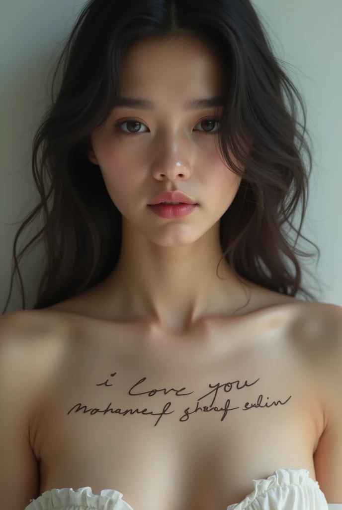 (masterpiece, best quality, extremely detailed 8k, ultra hd, ultra-detailed, highly detailed, highly realistic, ultra-realistic, photo realistic), (1girl:1.5), (detailed realistic skin), (realistic big breasts), (pink lipstick), slender abs,