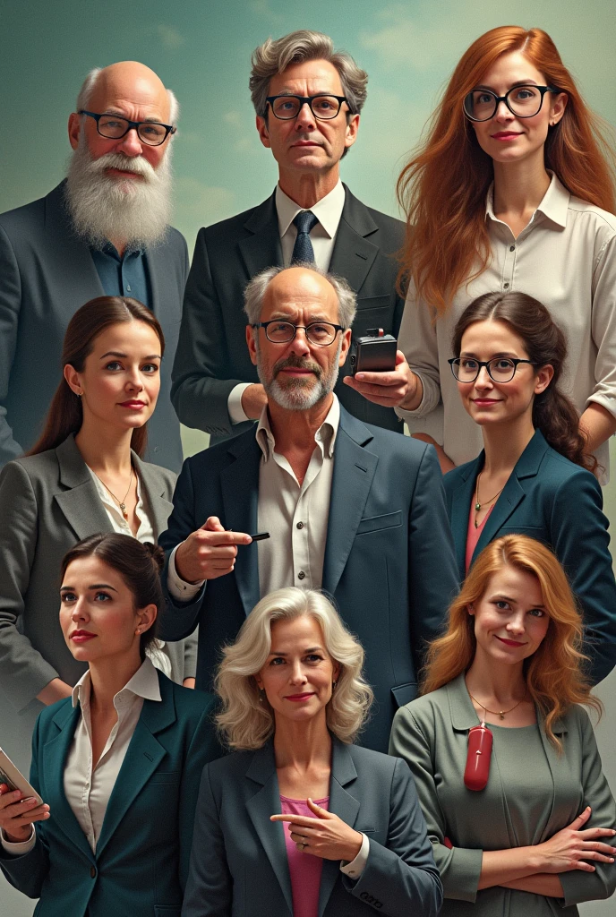 Bald dad in a white shirt , two sisters in black and white 