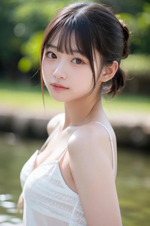 topless, Light red, big nipples, (Breast milk:1.12), Straight bangs, long hair、Shrine maiden, Nude, , 、Show your nipples properly from the front、Japanese high school girl like in the photo, Pale-skinned girl, , , necklace, 15 years old, , , ,, 8K, , Plain eyes、, realistic breasts, , realistic girl, beautiful girl、kawaii junior high school student、I am studying, Brown Hair、Cheerleader、